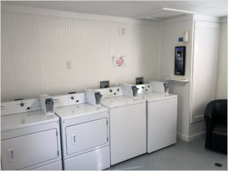 The showers at Maple Ridge RV Park