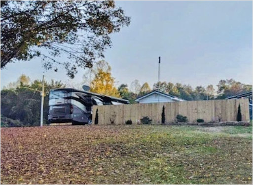 RVs parked at Maple Ridge RV Park